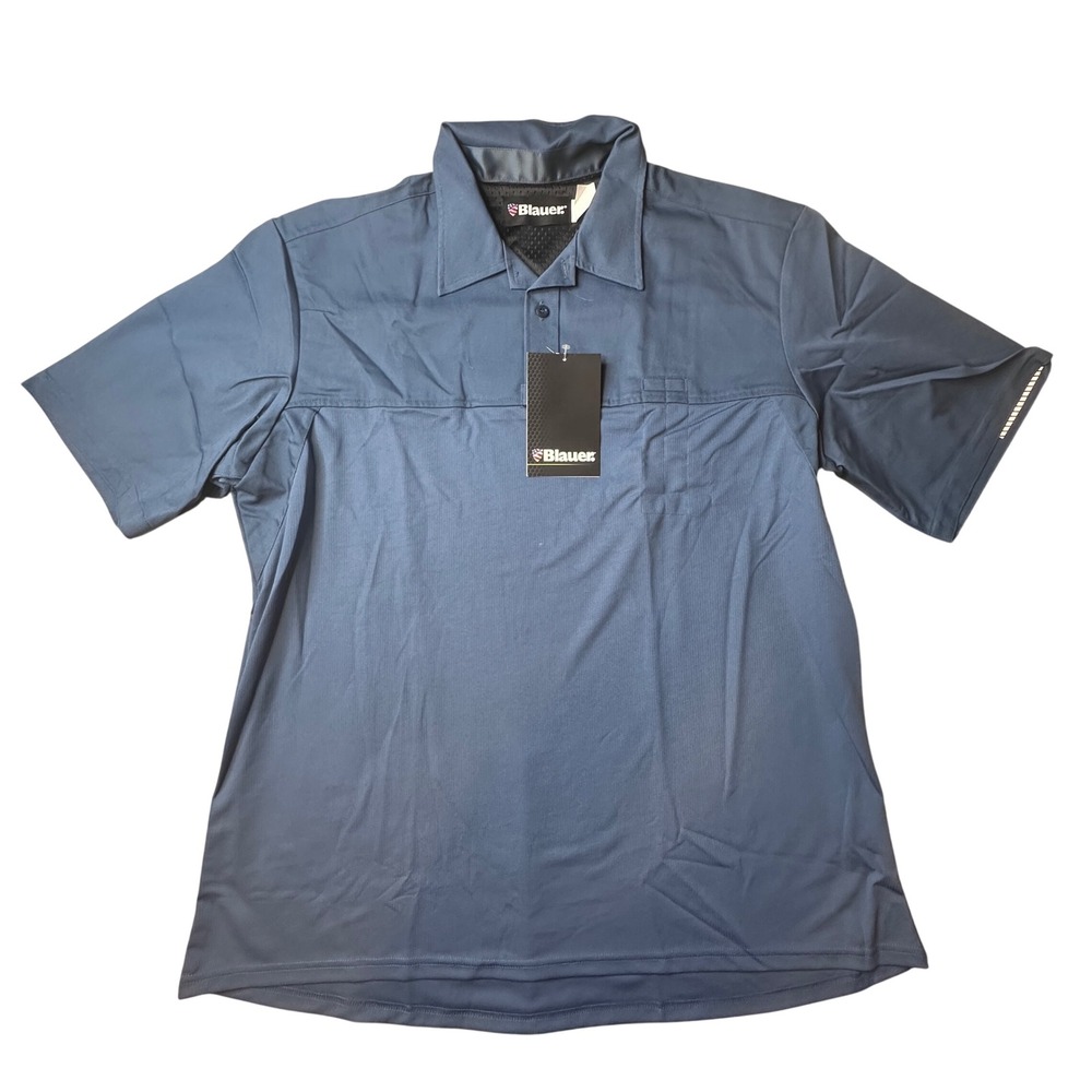 Blauer Base Shirt Mens 2XL Tall ArmorSkin 8772 French Blue Short Sleeve NEW